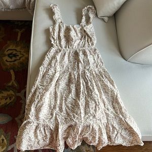 Summer light flower print dress